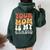 Your Mom Is My Cardio Groovy Palestra Allenamenti Regali Per Papà Felpa con cappuccio oversize da donna con stampa posteriore Forest