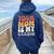 Your Mom Is My Cardio Groovy Palestra Allenamenti Regali Per Papà Felpa con cappuccio oversize da donna con stampa posteriore Navy Blue