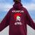 Casco De Gladiadorpartan Girl Warrior Departan Girl Women Oversized Hoodie Back Print Maroon