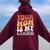 Your Mom Is My Cardio Groovy Palestra Allenamenti Regali Per Papà Felpa con cappuccio oversize da donna con stampa posteriore Maroon