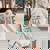 Mama Of The 1 Year Old Football 1St Year Down Birthday Party Women Oversized Hoodie Back Print Sand