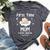 First Time Mom Est 2025 Cute Mother's Father's Day Bella Canvas T-shirt Heather Deep Teal