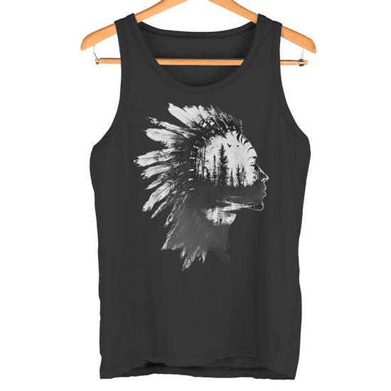 Débardeur Traditionnel Amérindien Pour Homme Et Femme - Design Tribal - Cadeau Original
