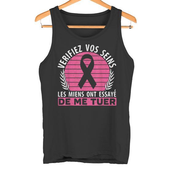 Débardeur Femme En Octobre On Porte Du Rose - Cadeau Octobre Rose Ruban Rose Sensibilisation Cancer Du Sein