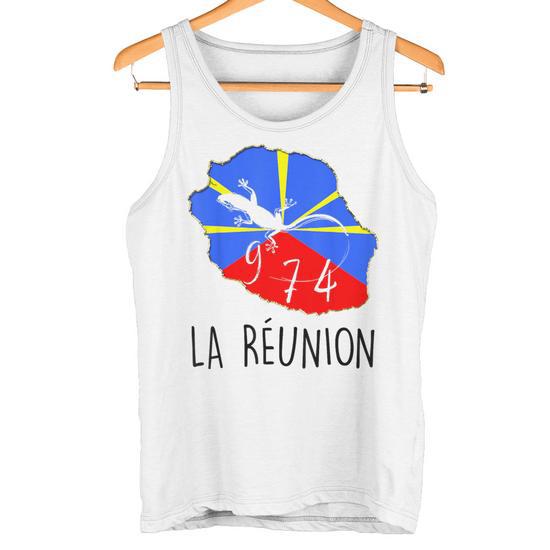 Cadeau Pour Réunionnais Expatriés 974 - Ile De La Reunion - Margouillat T-shirt For Sale By Selfesteeem Idéal été Plage Sport