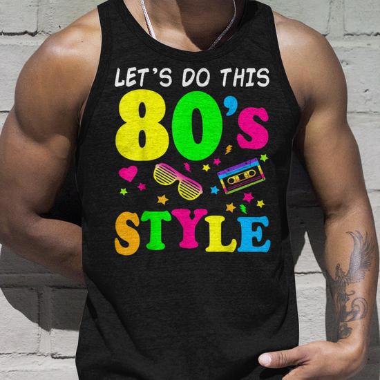 T-shirt Débardeur Rétro Années 80 - Style Vintage 1984 - Cadeau Fête Disco, Motif Années 90 - 5