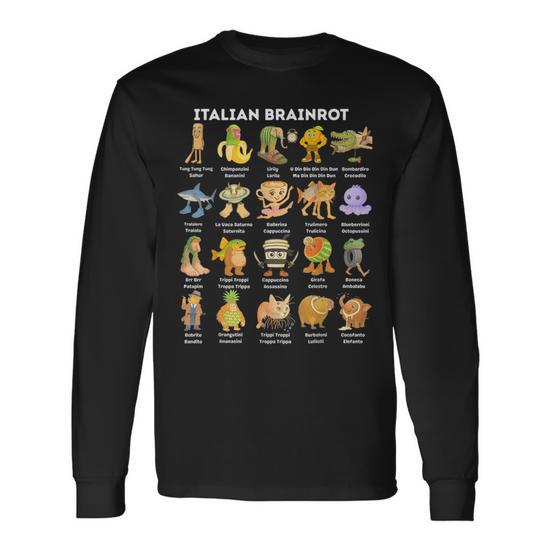 T-shirt Pour Enfants Italian Brainrot - Coupe Classique - Léger Et Confortable - Manches Courtes