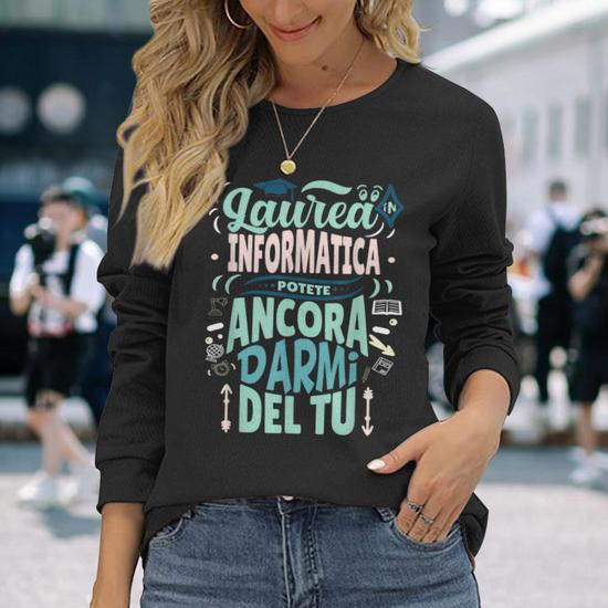 Mr. Gadgets T-Shirt Maglietta Laureato - Con Scritta E Grafica