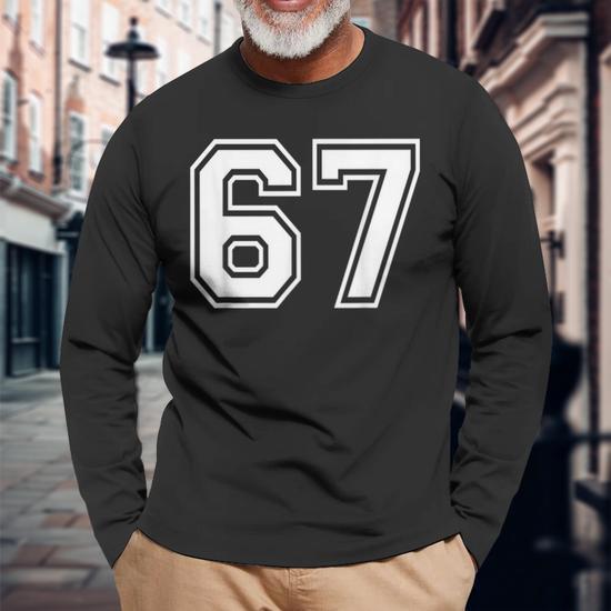 67 Number Sixty-Seven Team Sports Graphic Matching Varsity Long
