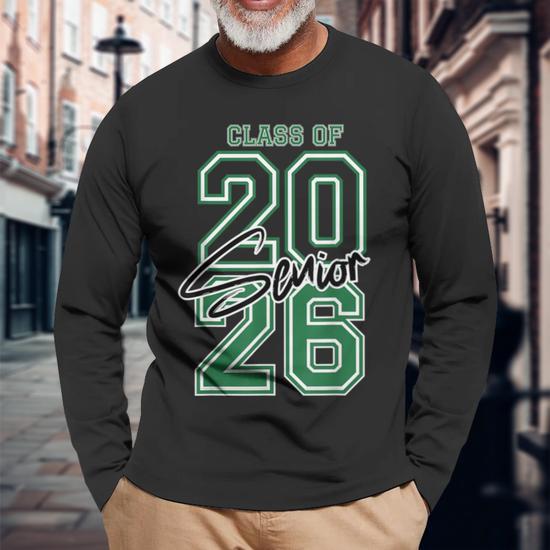 Class Of 2026 Senior 2026 Graduation Long Sleeve T-Shirt - Monsterry