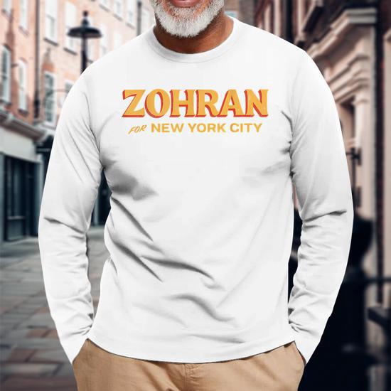 Zohran Mamdani Long Sleeve T-Shirt - Monsterry