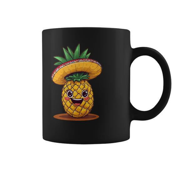 Lot De 2 Tasses Ananas Hawaïennes Réutilisables 500 Ml - Avec Paille Et Couvercle - Parfait Pour Luau Et Plage
