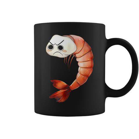 Dandy Shrimpo Angry Shrimp World Birthday Costume Sashimi Coffee