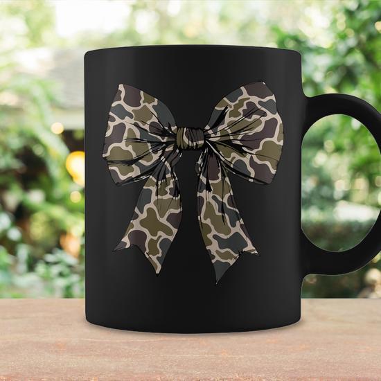 Camouflage Old Camo Bow Camo Coquette Bow Hunting Girl Coffee Mug -  Monsterry
