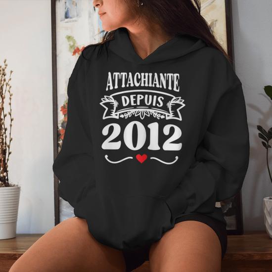 Sweat-shirt à Capuche Comedy Shirts Pour Femme – Manches Longues, Couleur Noir – Taille L – Design Humoristique Et Tendance