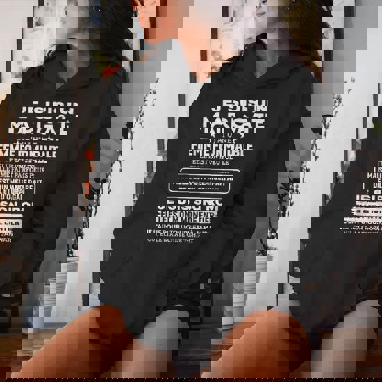 Sweat à Capuche Humoristique "J'adore Les énormes Boules De Mon Mari" - Coupe Classique, 241 G - Cadeau Drôle