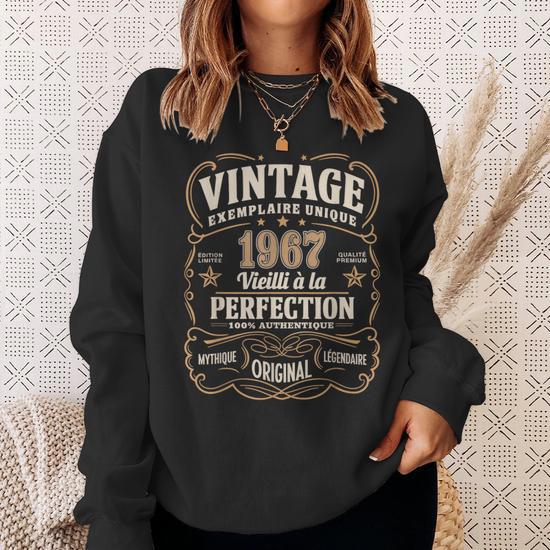 Sweat à Capuche 58ème Anniversaire - 58 Ans - Homme/Femme - Né En 1967 - Cadeau Anniversaire