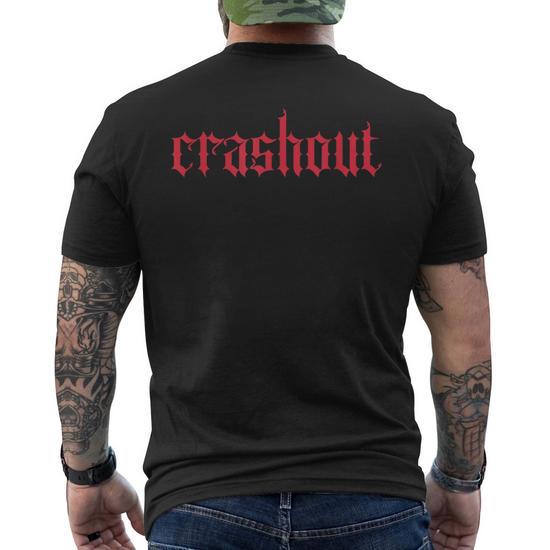 Crashout Gothic Lettering Bold Streetwear For The Rebel Men's T