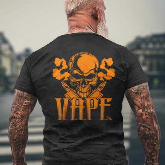 ape Ou Cigarette lectronique  Un Excellent Cadeau Pour Les Hommes T-shirt  imprim au dos | Cadeauxyz