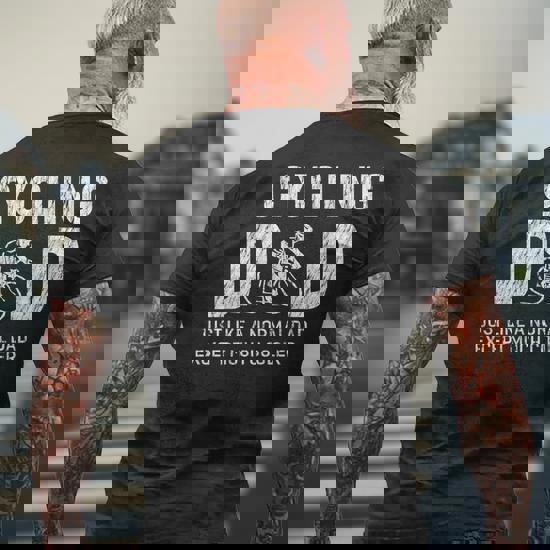 Ciclismo T-Shirt Uomo Divertente Strada Mountain Bike If You - Foto 8