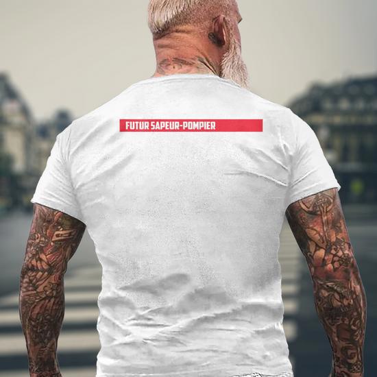 T-Shirt Enfant Futur Pompier - Cadeau Idéal Pour Fans De Camions De Pompiers