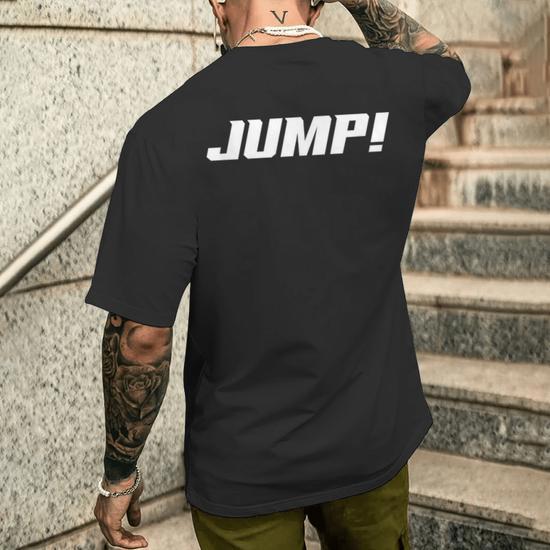 Jump K-Pop Men's T-shirt Back Print - Thegiftio