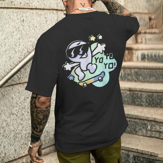 Xfohv Nine Yo Yo Yo Men's T-shirt Back Print - Thegiftio