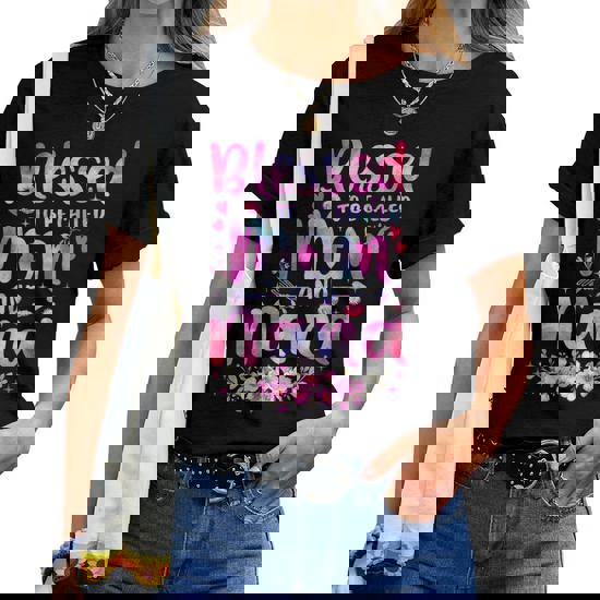 Blessed To Be Called Mom And Nana Flower T-Shirt Nana Gifts Blessed To Be Called Mom And Nana Flower T-Shirt Nana Gifts