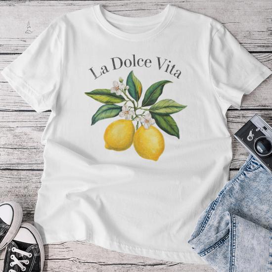 T-shirt Limoncello La Dolce Vita : Design Citron Italien Pour Hommes Et Femmes - 4