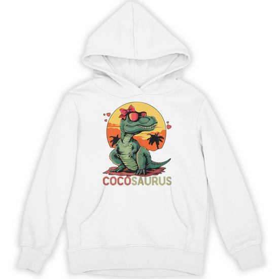 Cocosaurus Dino Dinosaur Coco-Saurus T-Rex Trex Hoodie - Monsterry