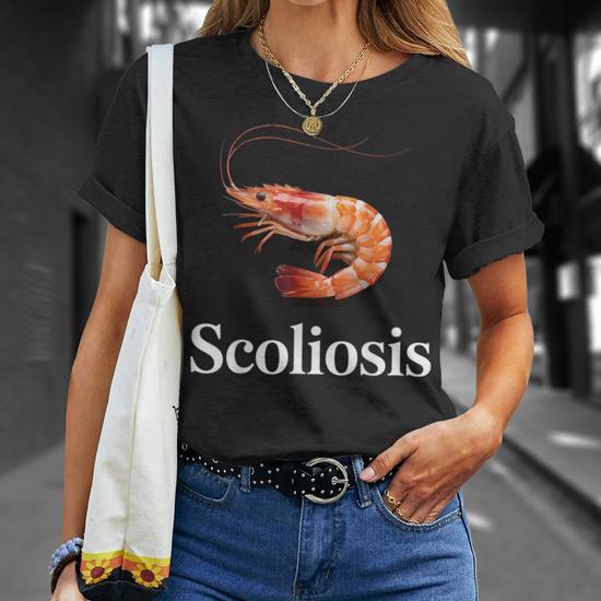 Scoliosis Shrimp T-Shirt - Thegiftio