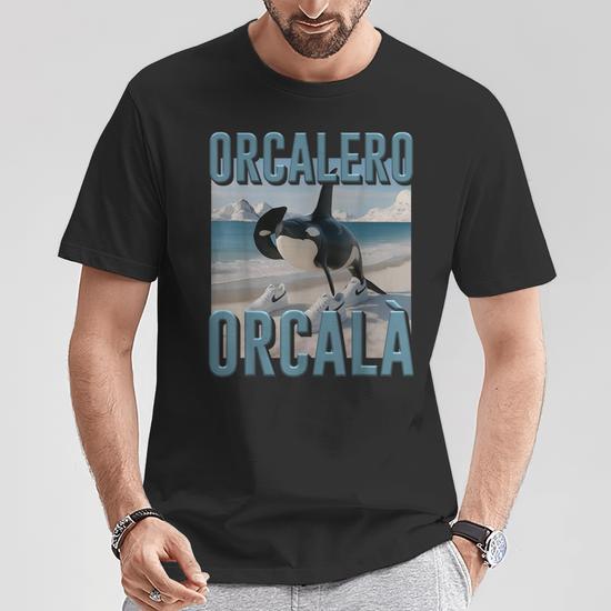 Ai Generated Monster Trendy Orcalero Orcala Orca T-Shirt - Thegiftio