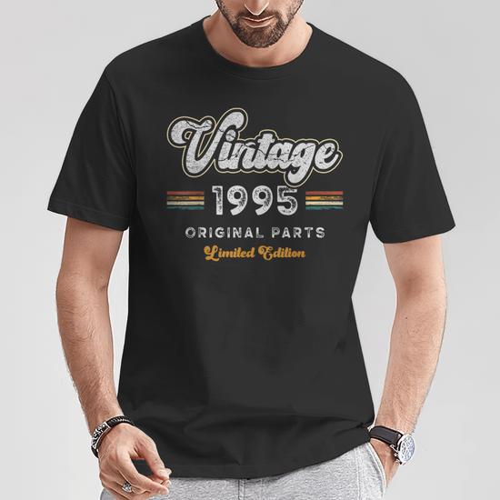 Camiseta 30 Cumpleaños 'Nacido En Octubre 1995' - Estilo Vintage, Manga Larga, Regalo Divertido