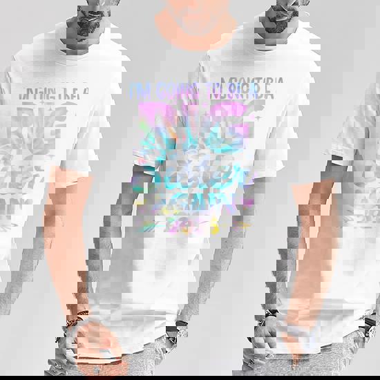 Metal Non-slip Skirt Hangers With Clips Big Sister Again T-Shirt - Sibling Matching Outfit For Baby Girls & Toddlers Big Sister Shirt Toddler - Foto 11