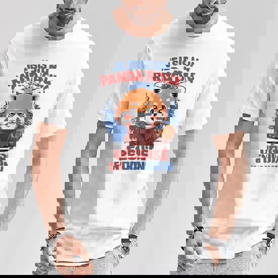 Tee Shirt – Panda Roux - Solly Créa & Co