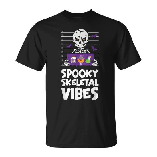 T-shirt « Read In Peace » Halloween – Design Squelettes Et Livres Pour Amateurs De Lectures Effrayantes – Coupe Classique, Léger