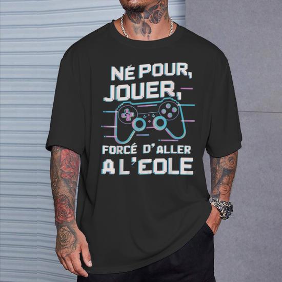 Je Ne Peux Pas T'Entendre Je Joue Cadeau PC Gamer Jeux Video T-Shirt