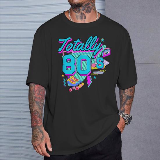Débardeur Rétro Totally 80's - Couleurs Vives Pour Fête à Thème Années 80
