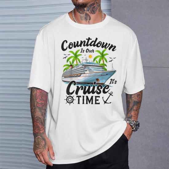 Countdown Is Over It's Cruise Time Cruise Ship T-Shirt - Thegiftio