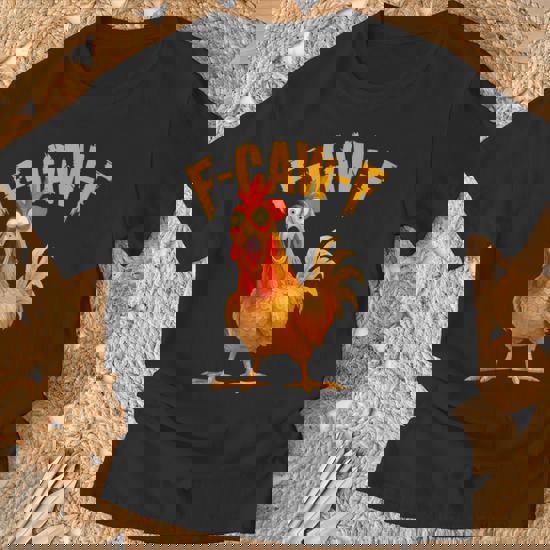 Funny Shirts F-CAW-F T-shirt De Poulet Drôle T-shirt Drôle Unisexe