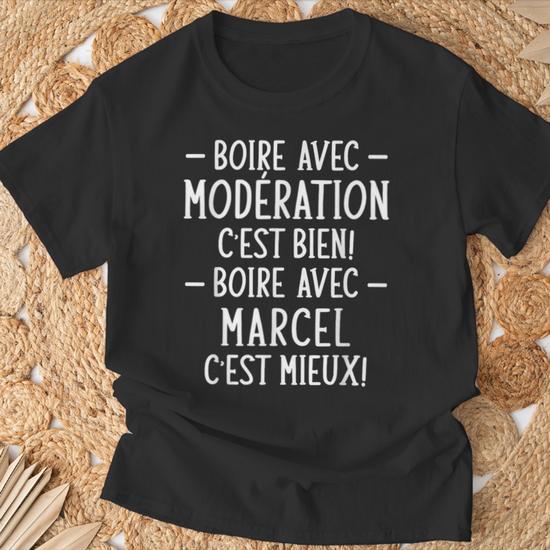 Débardeur Humour Alcool Personnalisé Prénom Marcel - Cadeau Drôle Pour Homme - Bière, Rhum, Apéro