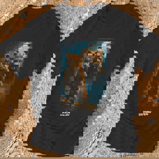 Somiedo Bear Animal Lover Bear T-Shirt - Thegiftio