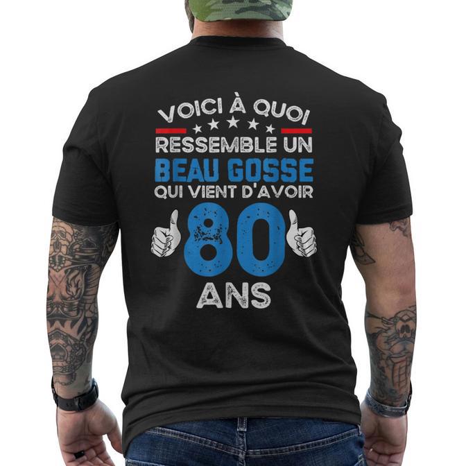 T-Shirt Humour Homme 80 Ans - Cadeau Anniversaire Drôle Beau Gosse - Idée Fun Et Second Degré
