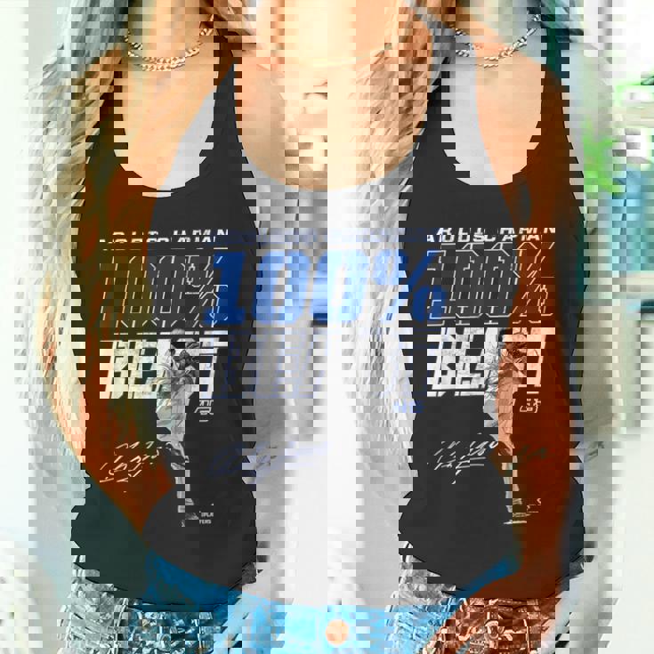 100 Beast Aroldis Chapman Texas Mlbpa タンクトップ