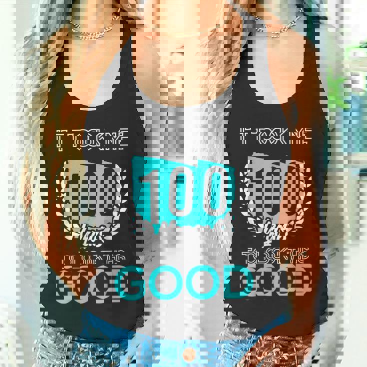 100年かけてここまで来た 面白い誕生日ユーモア タンクトップ