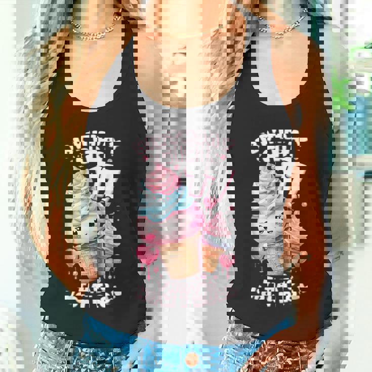 17歳の誕生日ガール 17年目 アイスクリーム 背番号17 タンクトップ