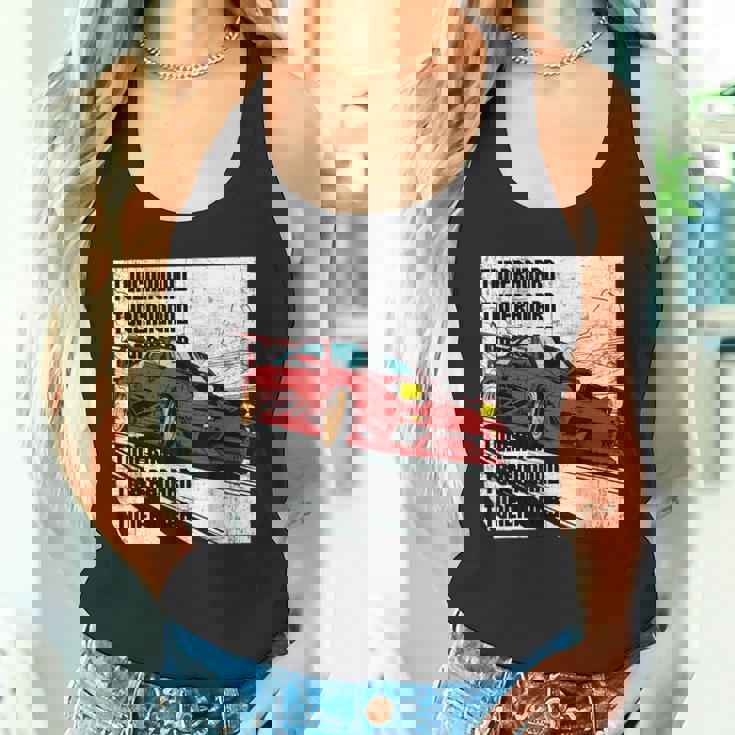 180Sx ドリフト アニマルスタイル クール アニメ イニシャル D レースカー13 タンクトップ