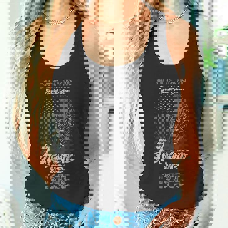 1955年、アメリカ国旗、イーグル、70歳の誕生日、愛国的 タンクトップ