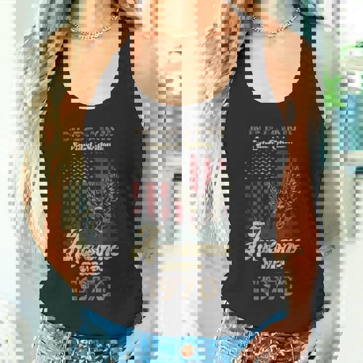 1970年、アメリカ国旗、イーグル、55歳の誕生日、愛国的 タンクトップ