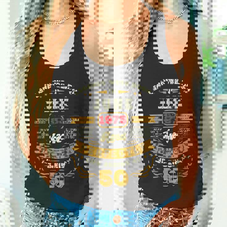 1975年6月生まれ、50歳のヴィンテージ・バースデー・レジェンドたち タンクトップ